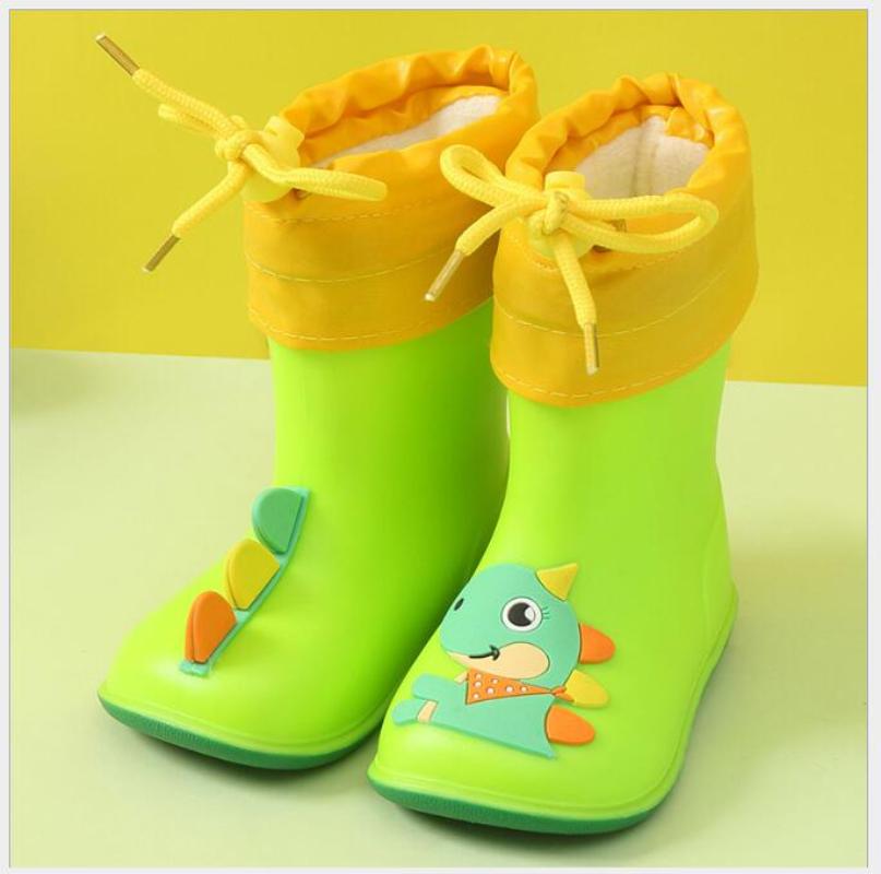 New Girl Rainboots Classic Waterproof Children Shoes Kids Rain Boots PVC Rubber Boots Kids Baby Water Shoes Boy Rain Boots Kids
