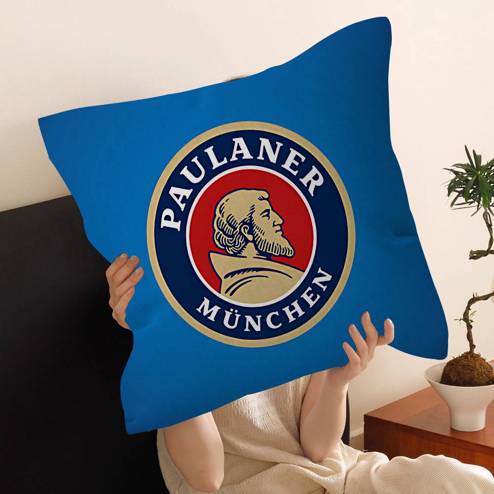 

German Beer Paulaners Pillow Anime Pillow Sofa Bed Head Pillow Cover Cushion Cover 45x45 Cm Fashion 30x30 cm