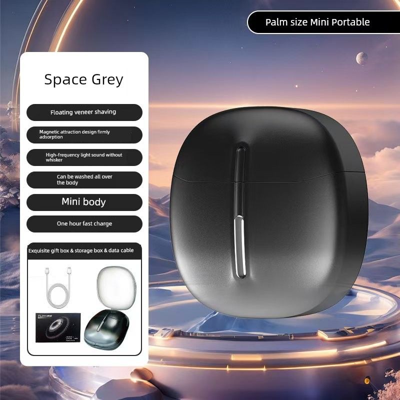 Gift Portable Men Fully Washable Electric Shaver