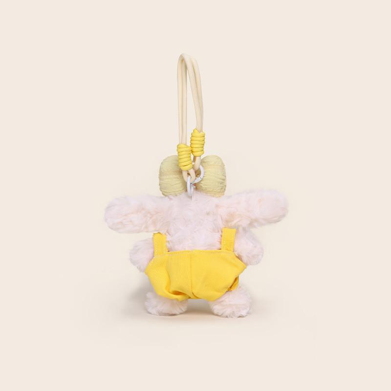 Ear Rompers Lop Cartoon Plush Keychain Healing Doll Bag Decoration Daily Use
