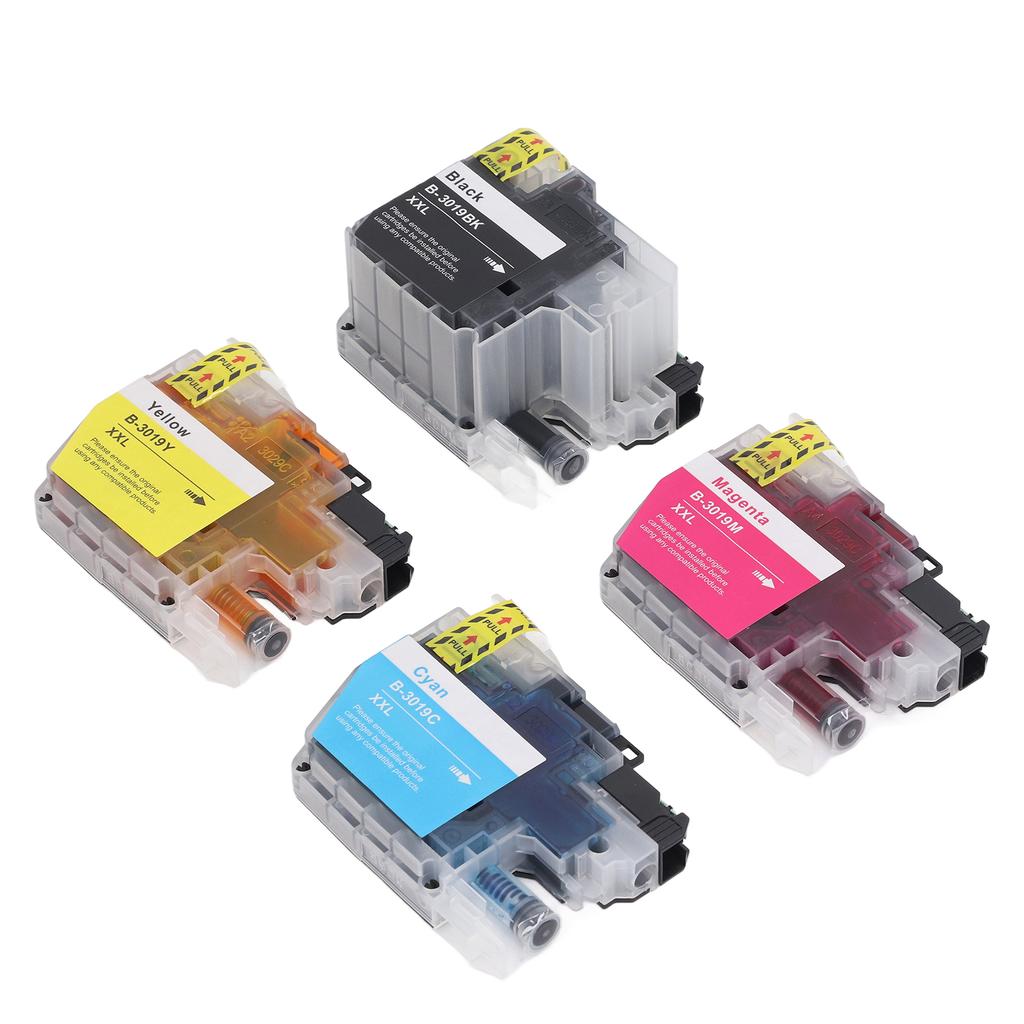 4 Color Ink Cartridge Replacement Inkjet Printer Cartridge with Ink Black Cyan Magenta Yellow
