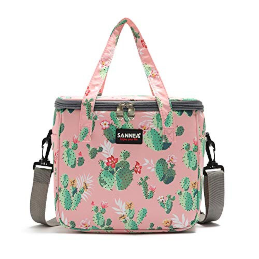 Cute Insulated Lunch Bags Reusable Thermal Lunch Box Portable Oxford Cooler Bag For Teens Adults Work School Outdoor