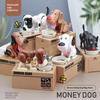 Funny Electric Piggy Bank That Steals Money Choking Dog