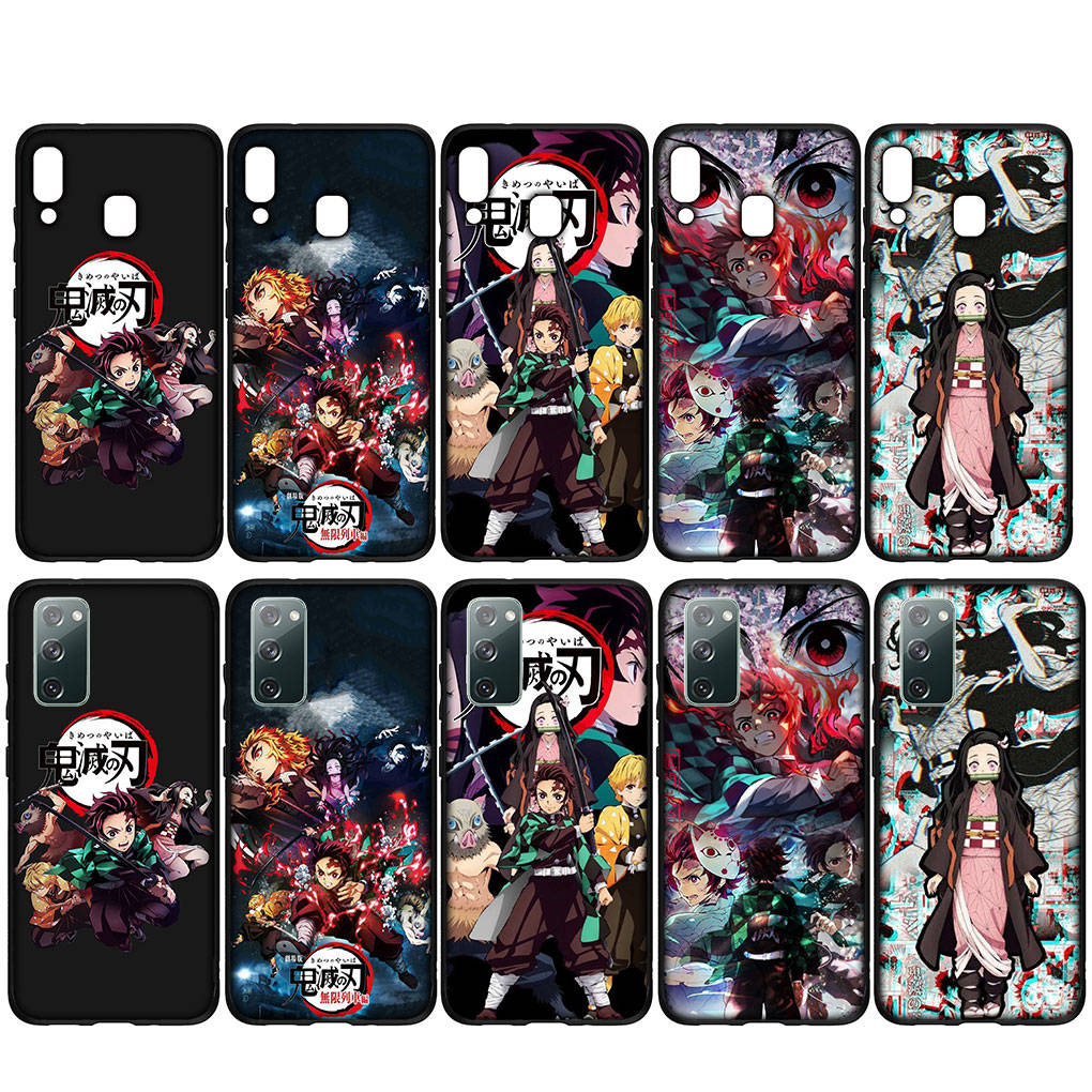 for iPhone 16 15 Xiaomi Redmi Note 13 12 11 Pro Max X 9 14 XR Samsung Galaxy S24 S23 Plus Huawei OPPO Kamado Tanjirou Nezuko Demon Slayer Phone Case