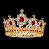 New Arrival Bride Ornament Fashion Crystal Full Circle Big Crown Export Rhinestone Crown Birthday Banquet Marriage Headdress Female