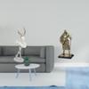 Modern Dancing Girl And European Knight Figurine Creative Desktop Ornament Art Sculpture for Bedroom