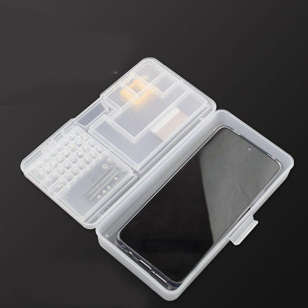 Double Layer Component Containers PP Storage Box Holder Tool Organizers Box Component Storage