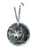 Alaskan Malamute - Crystal Bauble with a Photo, Dog Photo In Crystal, Personalized Christmas Tree Ornament by Brand