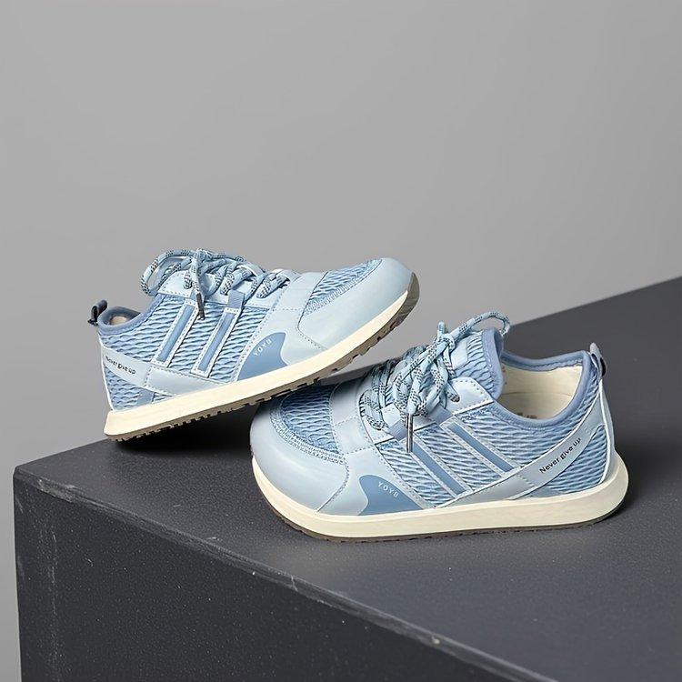 Echte weiche Leder-Mesh-Schuhe Damen atmungsaktive Mesh-Sneaker Damen 2025 neue Sommer-Damenschuhe lässige Plateau-Forrest-Gump-Schuhe