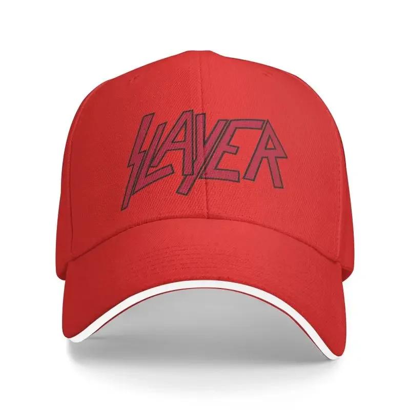 Individuelle schwere Slayers Thrash Metal Baseballkappe für Männer Frauen Verstellbar Rock Roll Band Papa Hut Outdoor
