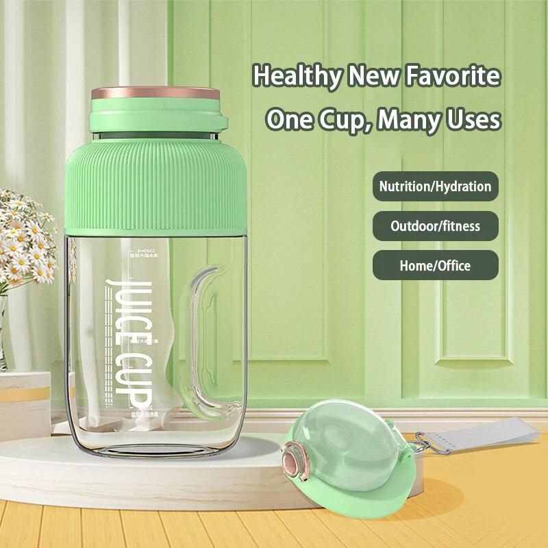 2024 New 1200ml Wireless Portable Juicer Blender Fresh Juice Quick Juicing for Kitchen, Fitness, Travel & Sports