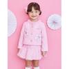 French Cat Pink Tweed Jacket Skirt Set Q41dck020