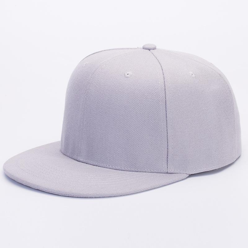 Unisex Flat Brim Baseball Cap For Men Women Fashion Color Plain Snapback Hat Outdoor Leisure Patchwork Hip Hop Sun Hats