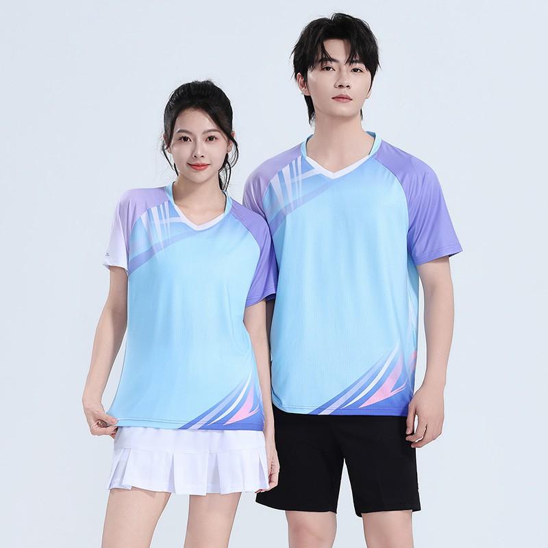 Quick-Dry Badminton Sportswear Set Couples Breathable Performance Wear Lightweight Unisex Athletic Apparel