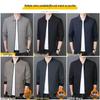 Men's Woodpecker Turn-Down Collar Jacket - Trendy Spring-Autumn Executive Coat, Versatile Business Wear for Dad.