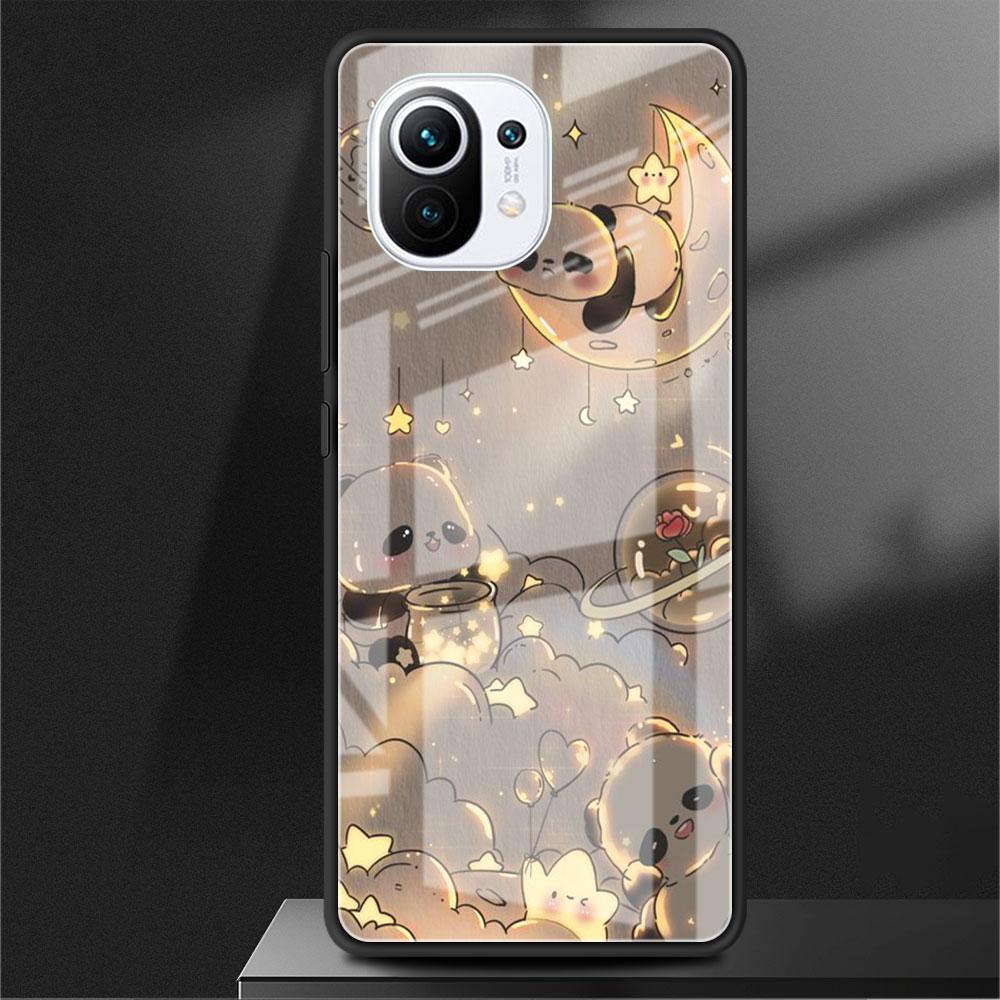 

Стеклянный чехол для Xiaomi Poco X3 NFC 11 Lite 11T F3 M3 для Redmi Note 11 10 9 8 Pro 10S 9S 9A 9C чехол для телефона Astronaut Light Redmi Note 9S