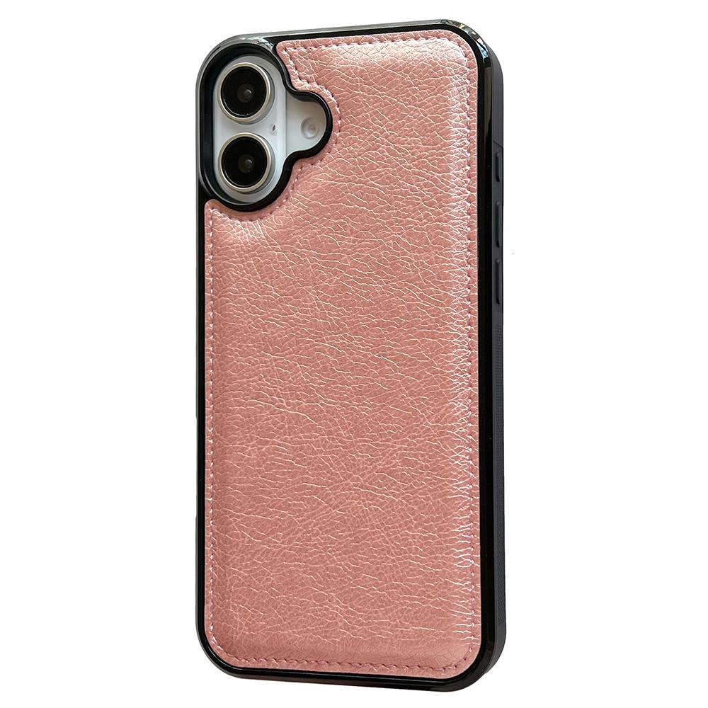 For iPhone 17 Case Calf Texture PU Leather Anti Fingerprint Back Phone Cover