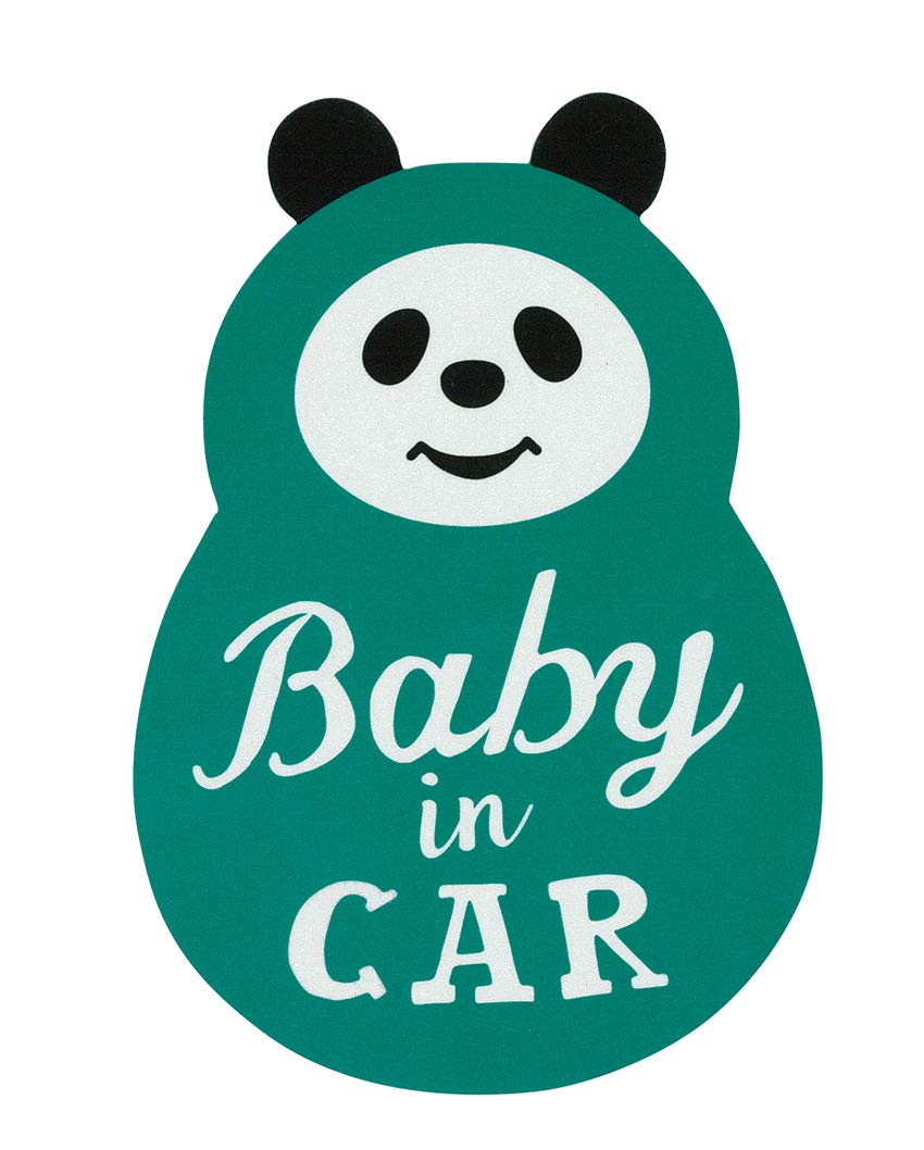 

Decole ZME-59092 Design Accessory Baby Panda Mount Size: Approx. 4.5 x 7.5 inches (115 x 190 mm), Reflector CAR Magnet one size