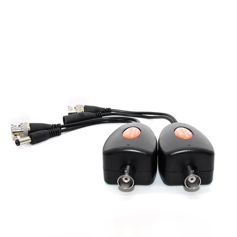 1 Channel Power Over Coax System For CCTV Cameras AHD/CVI Video Power Supply Coaxial Video Transmitters Up To 400M