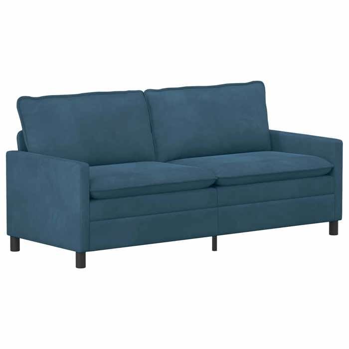 Maison Exclusive - Ensemble de Canapés 2 pc Bleu Velours