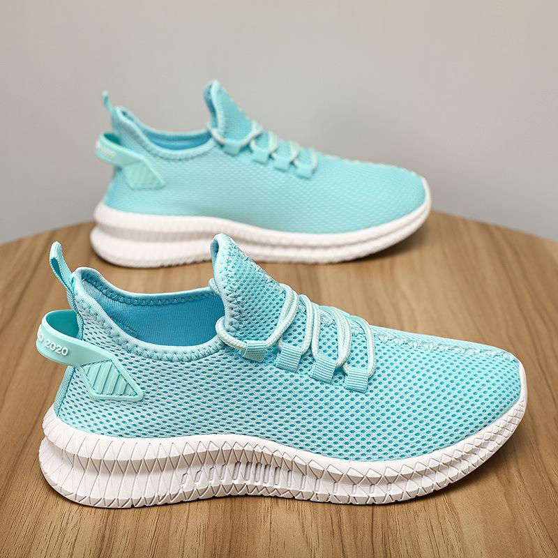 Spring shoes, sneakers, soft soles, lightweight, non-slip, shock-absorbing, student running shoes, mesh, breathable, tourism, and casual shoes