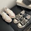 Canvas Shoes for Women 2025 Korean Daily Street Photography Classic Style Versatile Retro Casual Women's Shoes