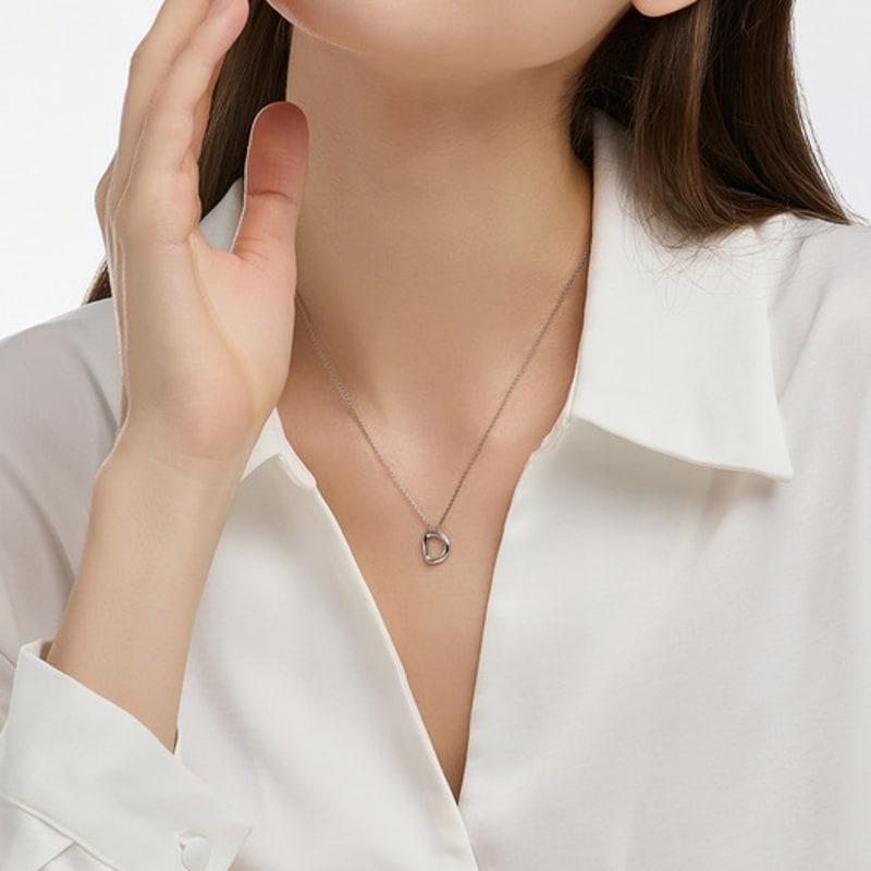 DIDIER DUBOT Miss Doo Silver Necklace JDRNT5S50XX