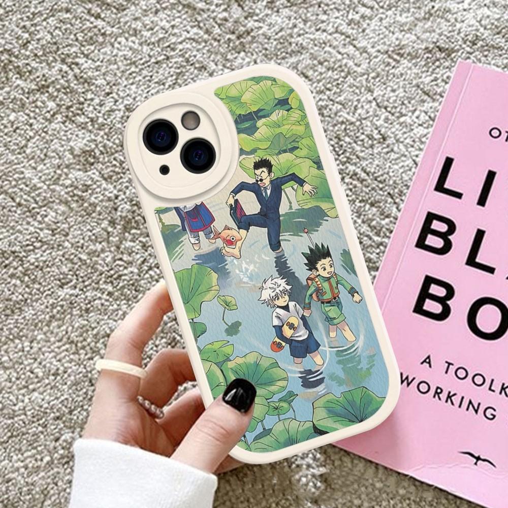 Hunter X Hunter Anime Handyhülle Hartleder Für IPhone 16 15 14 13 12 Mini 11 14 Pro Max Xs X Xr 7 8 Plus Fundas