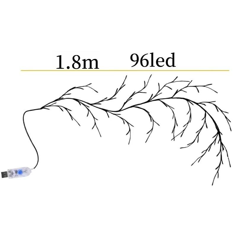 LED Bendable Willow Vine Lights, 8 Moeds Rattan Tree Decorative Light, Night Light, For Wall Bedroom Indoor Outdoor Christmas