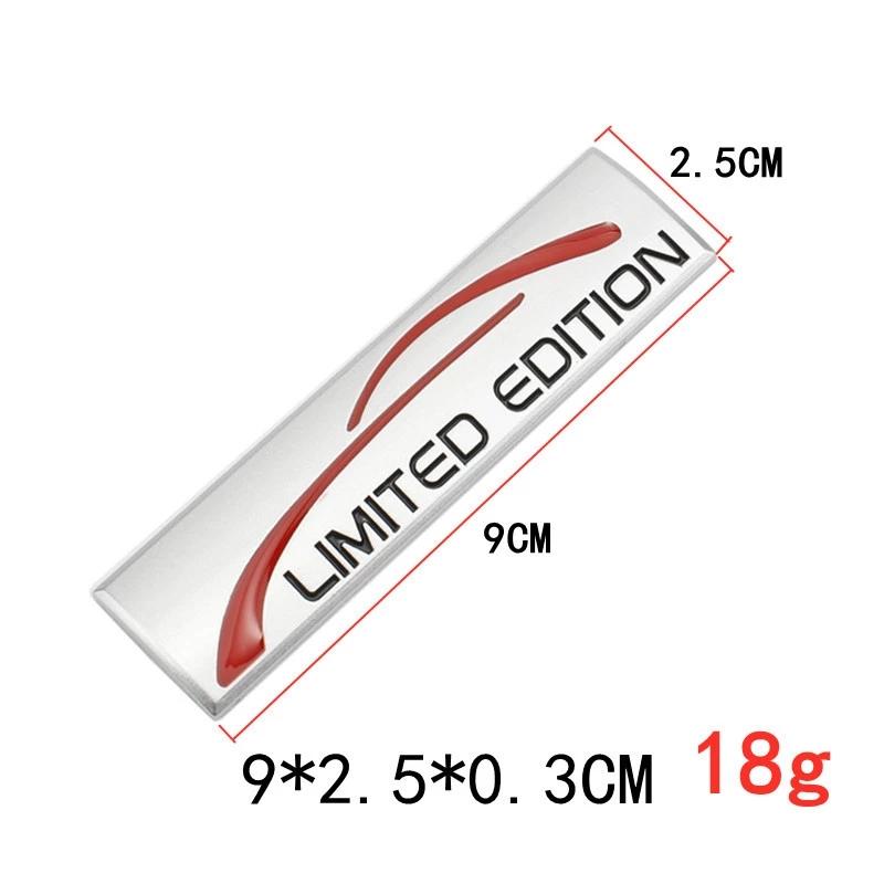 Car Styling 3D Metal Limited Edition Emblem Badge Stickers Decals Auto Truck Motorcycle Car Accessories Automobiles