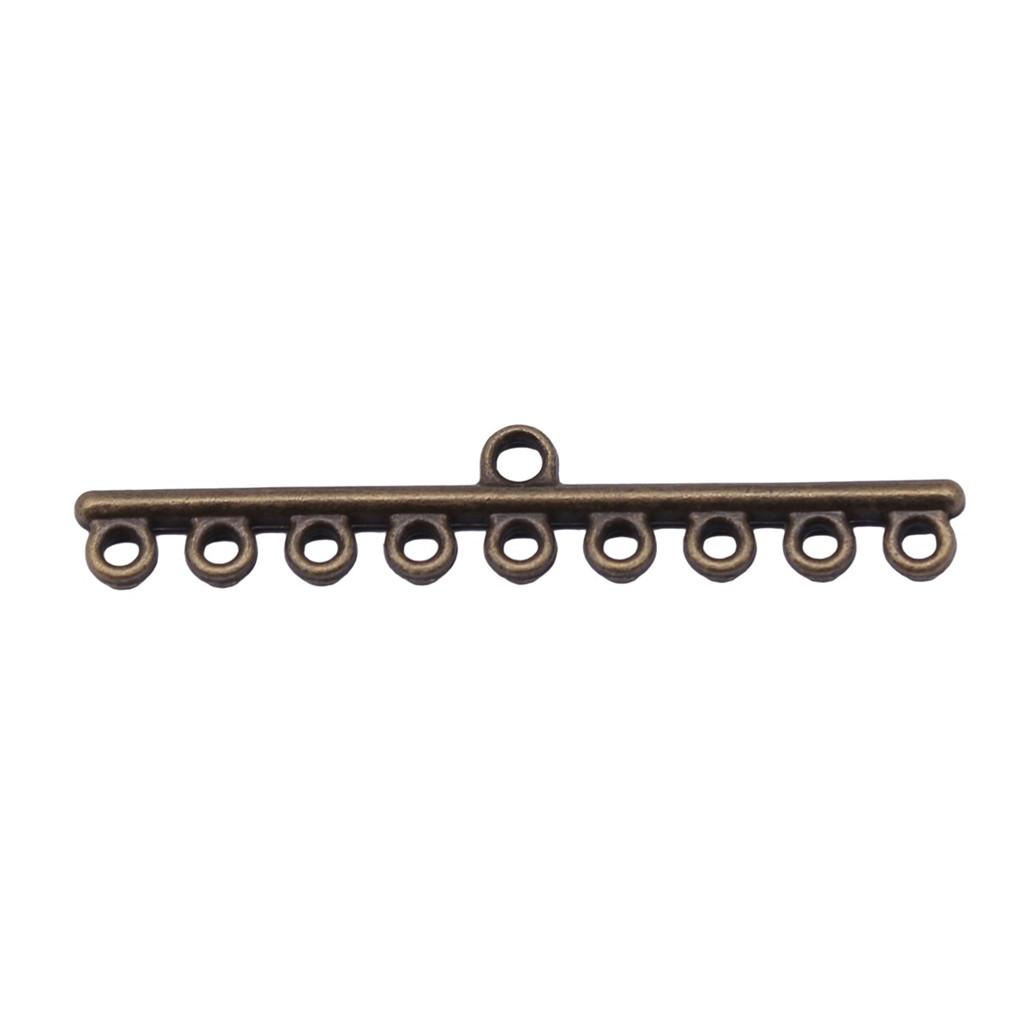 Geometric Flower Multi Loop Connectors Metal Links For Earrings Accessories Parts