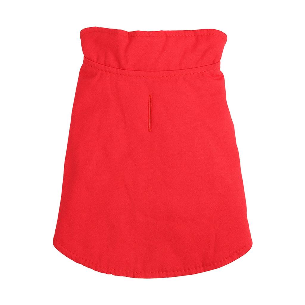 Pet Thicken Vest Cute Warm Cotton Prevent Hair Loss Autumn Winter Dog Clothes for Small and Medium Dogs Red