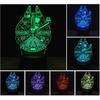 3D Illusion Platform Night Lights Touch Switch 7 Color Change USB Power LED Desk Lamp for Home Decorations or Holiday Gifts