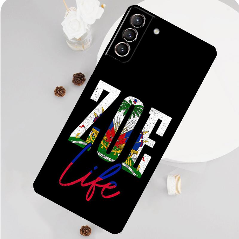 

Vintage Haiti Haitian Flag Phone Case For Samsung Galaxy S25 S26 Ultra S20 S21 S22 S23 S24 S10 Plus S25 FE Funda Cover For Galaxy S10
