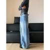 Cabbage Coke American Retro Simple Jeans Trendy Brand Loose Wide-Leg Pants Casual Straight-Leg Trousers for Men and Women