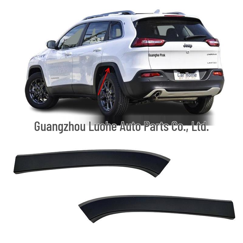 Kompatibler hinterer Kotflügel Radlauf (Mittelteil) für 2014-2018 Jeep Cherokee - Teilenummern 1YW25RXFAB, 1YW24RXFAB Right Rear Wheel Arch Middle Section gray