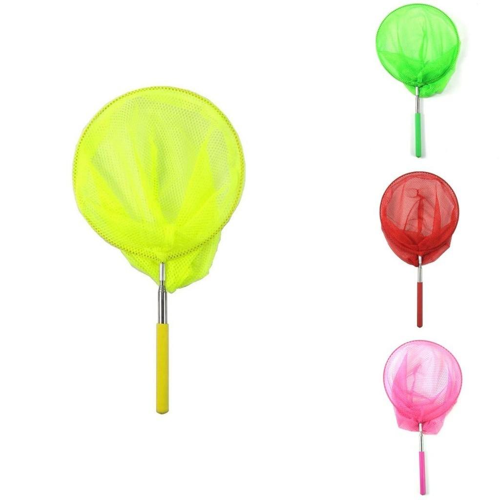 Colorful Kids Extendable Telescopic Handle Fishing Bug Butterfly Catching Net
