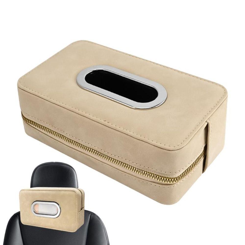 with Fix Strap Car Napkin Holder Multifunctional Backseat Tissue Case  Sun Visor Organizer