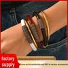 European-American Style Luxurious Resin Layered Bracelet Set: Handmade Five-Piece High-End Fashion Jewelry
