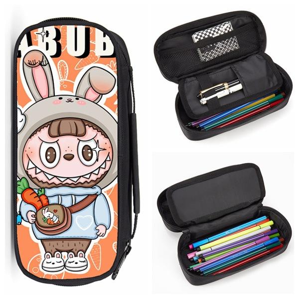 

Пенал Labubu, канцелярский пенал Labubu для учеников начальной школы, многофункциональный пенал большой вместимости для детей, женский Pencil Case