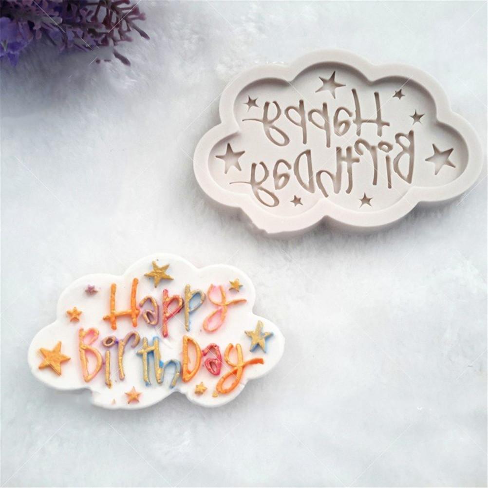 Frumoasa La Multi Ani Forma Dantela Tort Mold Tort Decor Pandantiv Bijuterii Instrumente