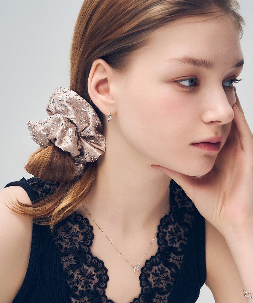Dana Burton Jamie Crystal Scrunchie