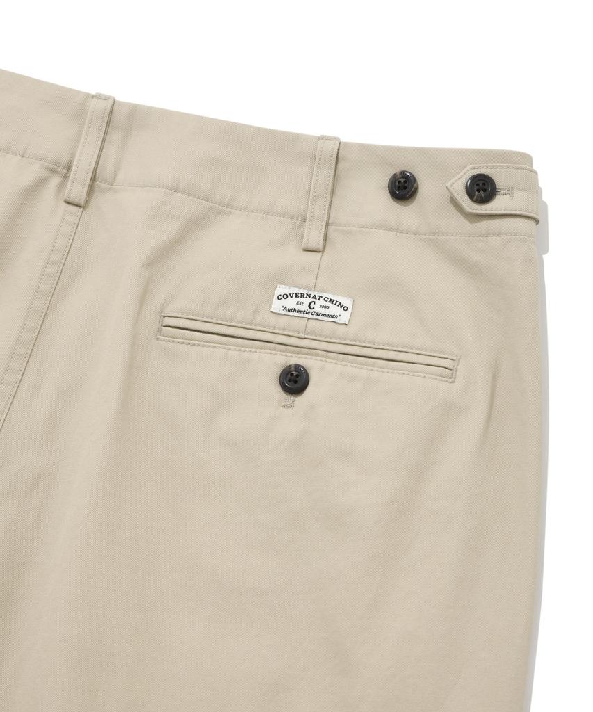 COVERNAT Wide Chino Pants Beige