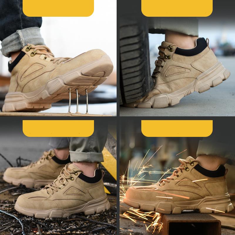 Male Safety Shoes Work Sneakers Indestructible Work Safety Boots Winter Shoes Men Steel Toe Shoes Sport Safty Shoes Dropshipping
