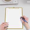Portable Document Clipboard Heavy Duty Stainless Steel Writing Board For Restaurants School Offices Business Settings