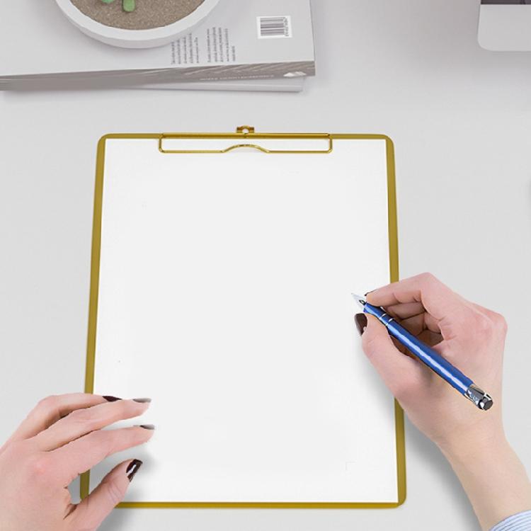 Portable Document Clipboard Heavy Duty Stainless Steel Writing Board For Restaurants School Offices Business Settings
