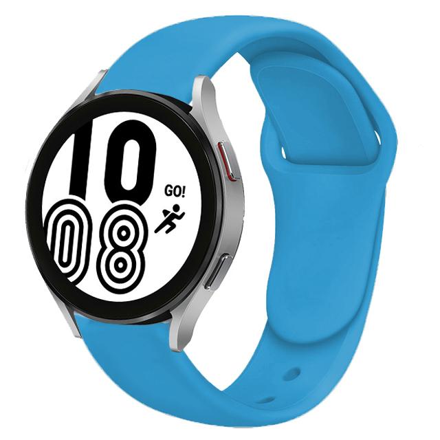 Cinturino in Silicone da 20 mm per Samsung Galaxy Watch 7 44mm 40mm/6 5 4 Classic Cinturino per Samsung Watch 5 Pro 45mm Accessori Cinturino