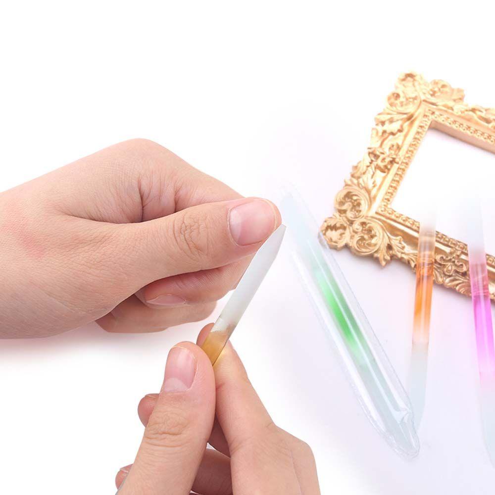 Art Tools Manicure Tools Cuticle Remover Pedicure Tool Double Sided Nail File Glass Cuticle Pusher