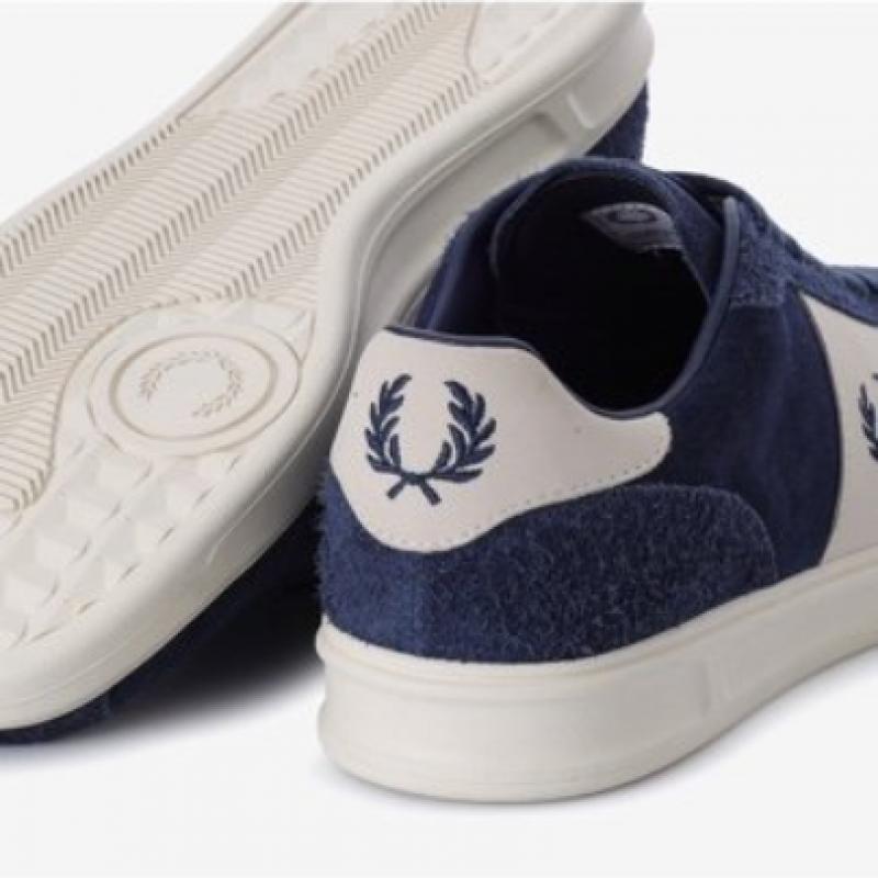 Fred Perry Men S SneakerS B4 Leather Suede Sfpm2519315 X86