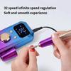 LED Display Electric Nail Polishing Grinder Rechargeable Nail Grinder  Nail Tools